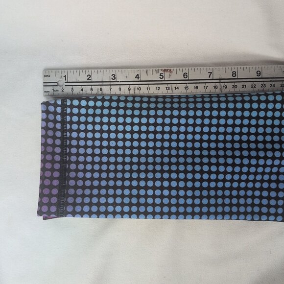 Lululemon 6 Blue Cosmic Dot Leggings Wunder Under Pant III 25" 7/8 Full on Luon - Picture 4 of 12